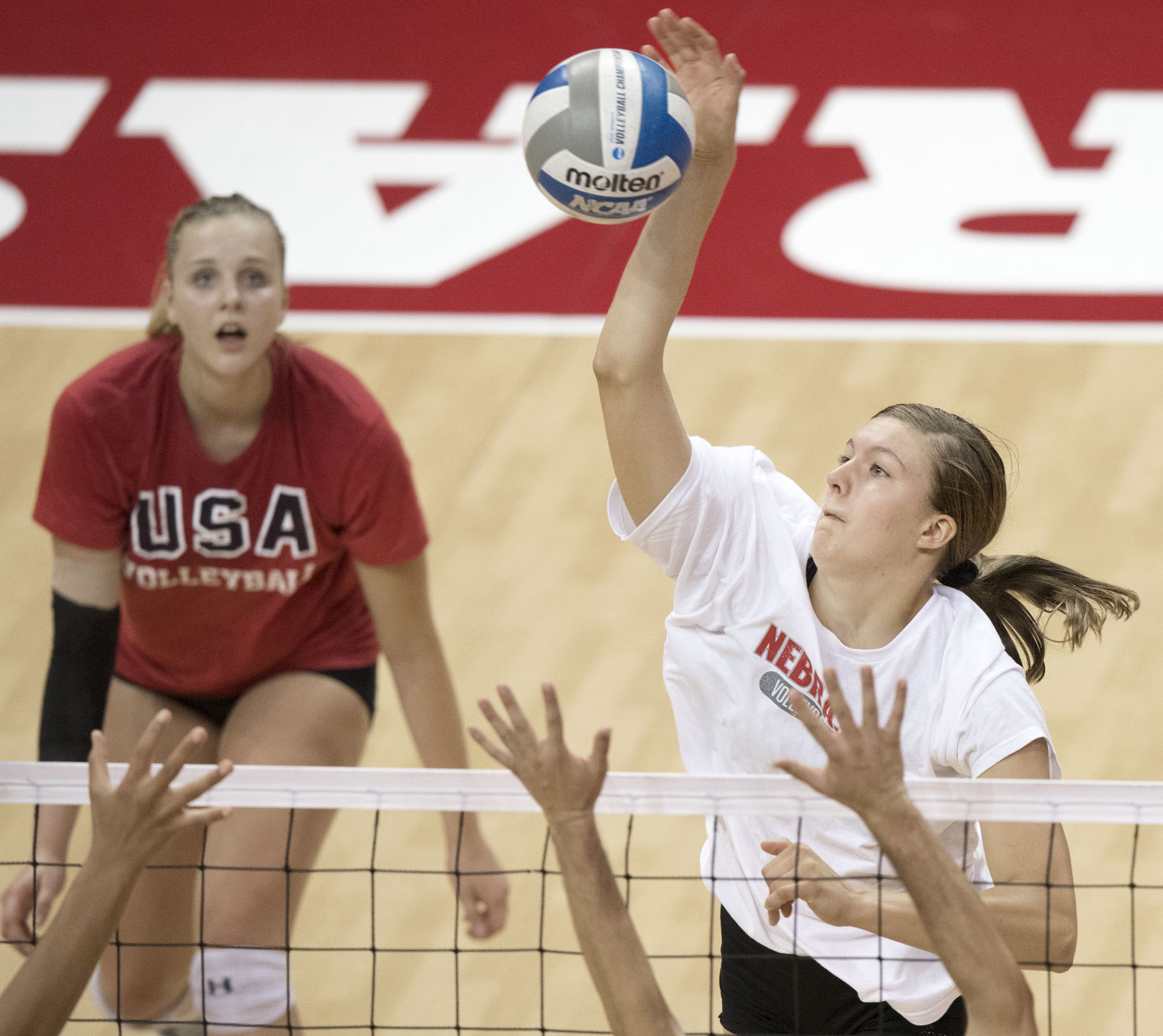 Nebraska volleyball camp, 7/10/18